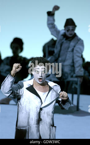 "Eugene Onegin", Regisseur Achim Freyer Stockfoto