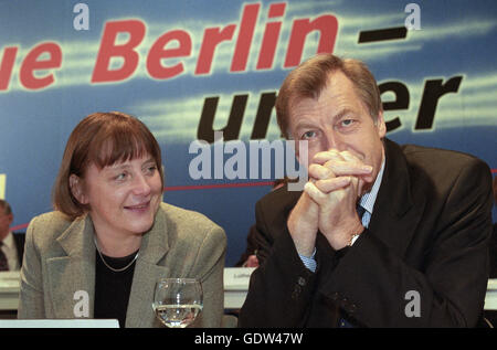 Merkel und Diepgen Stockfoto