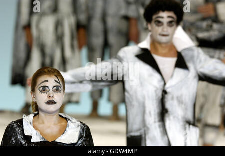 "Eugene Onegin", Regisseur Achim Freyer Stockfoto