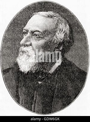 Robert Browning, 1812 – 1889.  Englischer Dichter und Dramatiker. Stockfoto