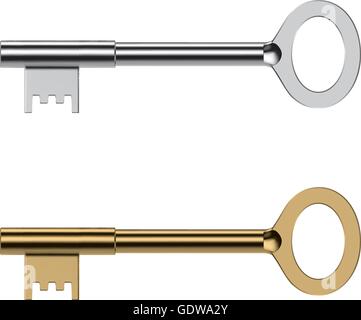 Vintage Schlüssel Stock Vektor