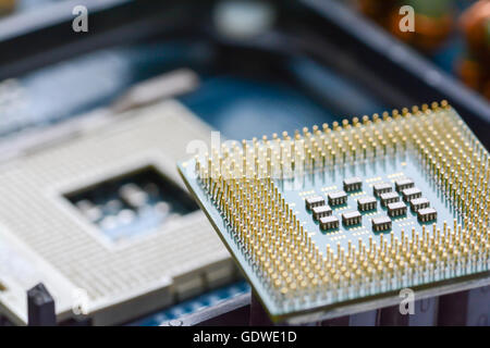 Computer CPU oder Prozessor Stockfoto