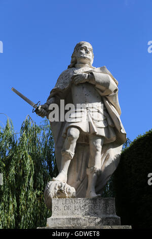 John i. von Kastilien (1358-1390).  König der Krone von Kastilien. Die Statue. Burgos. Spanien. Stockfoto