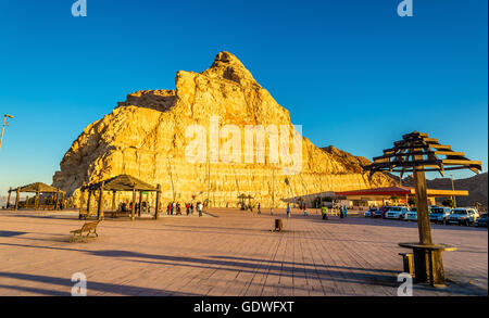 Erholungsgebiet auf Jebel Hafeet Berg in der Nähe von Al Ain, Vereinigte Arabische Emirate Stockfoto