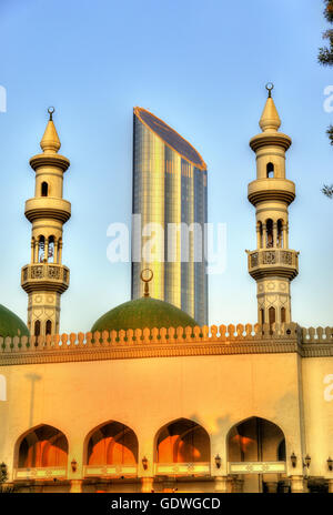 Sheikh Khalifa Bin Zayed die erste Moschee in Abu Dhabi Stockfoto
