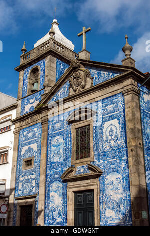 Capela Das Almas Kirche, Porto, Portugal Stockfoto