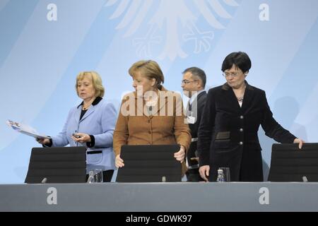 Böhmer, Merkel, Toprak und Lieberknecht Stockfoto