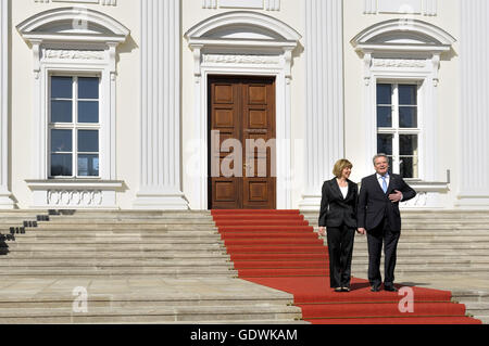 Ankunft des Bundespräsidenten Joachim Gauck im Bellevue Palace Stockfoto