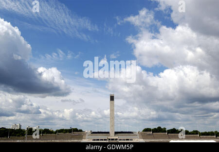 Das Bell Tower Berlin Olympiastadion Stockfoto