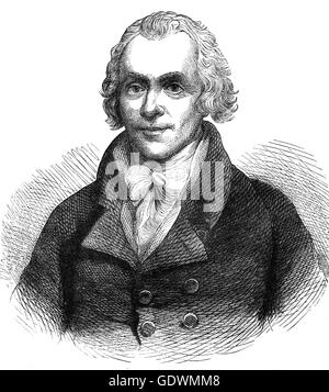 Spencer Perceval wurde (1762 – 1812) der Premierminister des Vereinigten Königreichs vom 4. Oktober 1809 bis zu seinem Tod am 11. Mai 1812, wurde er der einzige britische Premierminister, ermordet worden. Der Attentäter John Bellingham, war ein Kaufmann, der glaubte, er hatte in Russland zu Unrecht eingesperrt worden und war der Anspruch auf Entschädigung von der Regierung, aber seine Petitionen abgelehnt worden. Stockfoto