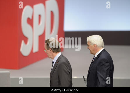 Müntefering und Steinmeier Stockfoto