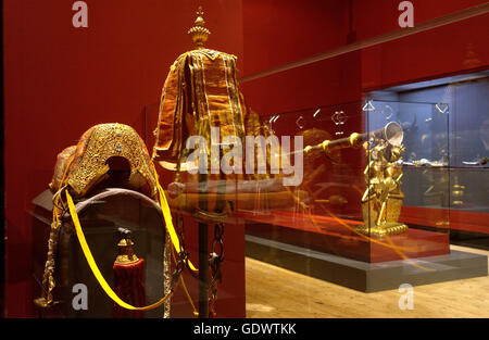 "Die Ausstellung '' Tibet – Klöster öffnen ihre Schatzkammern ''" Stockfoto