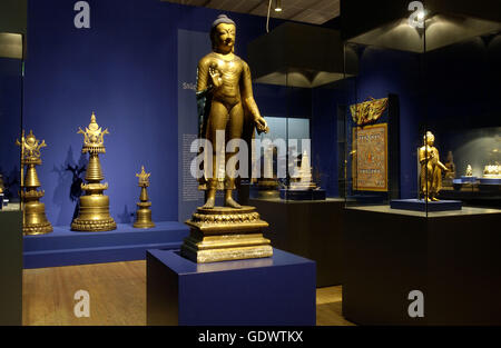 "Die Ausstellung '' Tibet – Klöster öffnen ihre Schatzkammern ''" Stockfoto