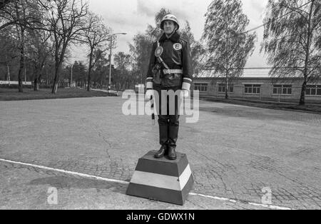 Auf dem Truppenübungsplatz der GUS-Streitkräfte in Altengrabow Stockfoto