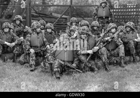 Übung der westlichen Alliierten an der Havel Stockfoto