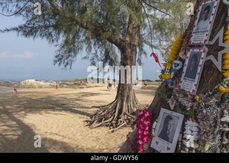 Tsunami in Khao Lak Stockfoto