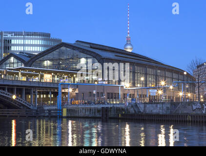 Der Bahnhof Friedrichstraße Stockfoto