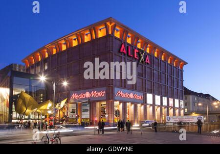 Media Markt im Alexa Shopping center Stockfoto