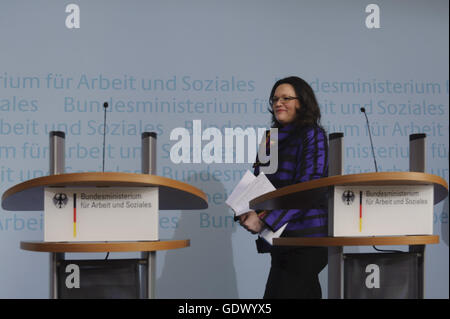 Andrea Nahles Stockfoto