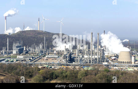 BP-Raffinerie in Gelsenkirchen Stockfoto