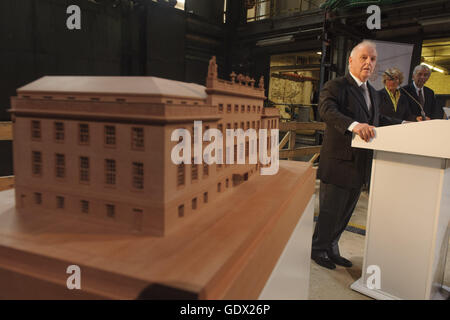 Porträt von Daniel Barenboim in Berlin, Deutschland, 2014 Stockfoto