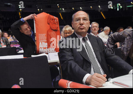 Porträt von Party Fraktionschef Gregor Gysi in Berlin, Deutschland, 2014 Stockfoto