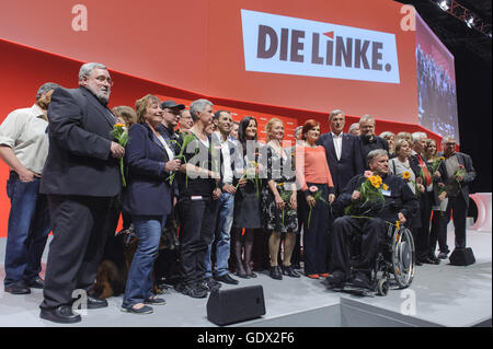 2. Sitzung der 4. Kongresstag der deutschen links-Flügel-Partei Die Linke in Berlin, Deutschland, 2014 Stockfoto