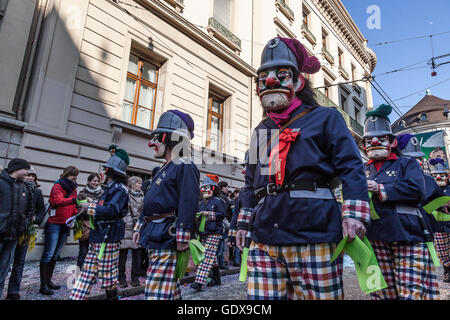 Berühmte Fasnacht Festival. Stockfoto