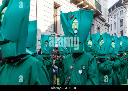 Berühmte Fasnacht Festival. Stockfoto