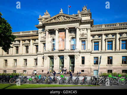 BNU, National University Library, Place de la République, Neustadt, Straßburg, Elsass, Frankreich, Europa, Stockfoto