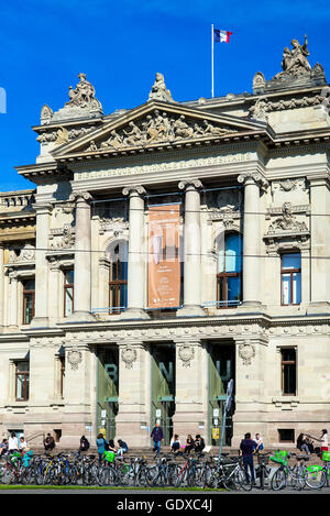 BNU, National University Library, Place de la République, Neustadt, Straßburg, Elsass, Frankreich, Europa, Stockfoto