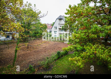 Städtischen Grundstück, Straßburg, Elsass, Frankreich, Europa Stockfoto