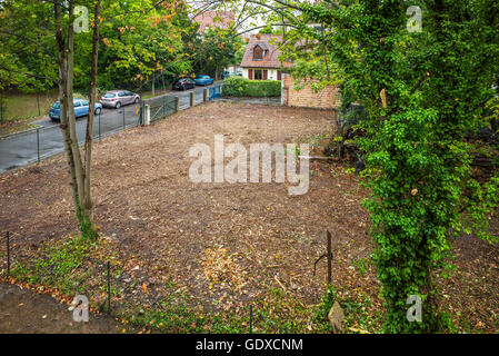 Leerstehendes städtisches Grundstück, Straßburg, Elsass, Frankreich, Europa Stockfoto