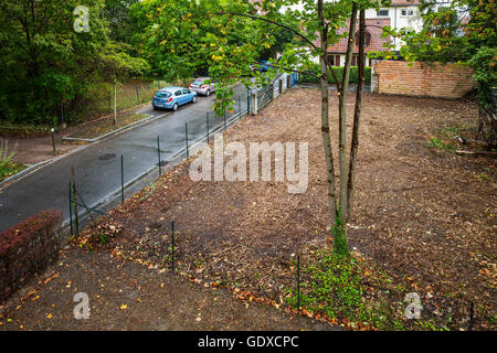 Städtischen Grundstück, Straßburg, Elsass, Frankreich, Europa Stockfoto