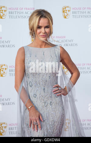 Amanda Holden besucht das Haus von Fraser britische Akademie Fernsehen Awards 2016 in der Royal Festival Hall, London Stockfoto