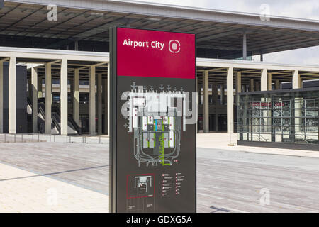 Flughafen Berlin Brandenburg in Schönefeld, Deutschland, 2014 Stockfoto