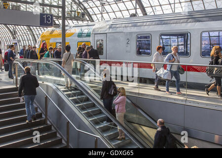 Vom Hauptbahnhof in Berlin, Deutschland, 2014 Stockfoto