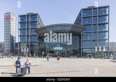 Vom Hauptbahnhof in Berlin, Deutschland, 2014 Stockfoto