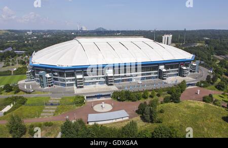 Veltins Arena in Gelsenkirchen, Deutschland, 2014 Stockfoto