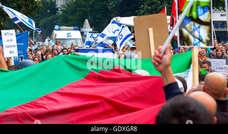Al-Quds-Demonstration in Berlin, Deutschland, 2014 Stockfoto