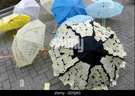 Pro-Demokratie-Proteste in Hongkong Stockfoto