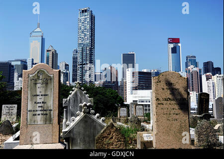 Hong Kong muslimischen Friedhof Stockfoto