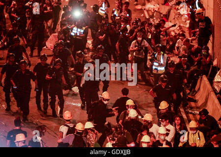 Demokratiebewegung in Hong Kong | Pro-Demokratie-Proteste in Hongkong Stockfoto