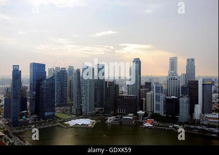 Singapurs Bankenviertel Stockfoto