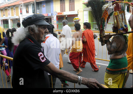 Thaipusam in Singapur 2015 Stockfoto