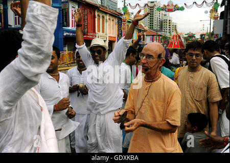 Thaipusam in Singapur 2015 Stockfoto