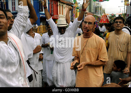 Thaipusam in Singapur 2015 Stockfoto