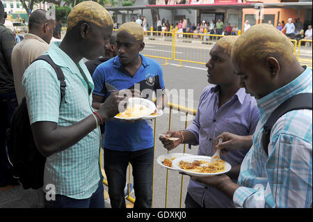 Thaipusam in Singapur 2015 Stockfoto