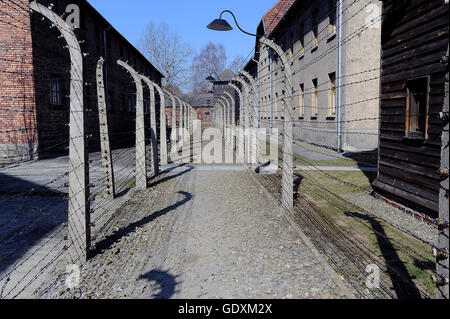 Konzentration Lager Auschwitz Stockfoto