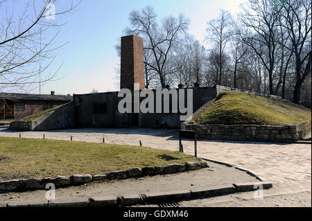 Konzentration Lager Auschwitz Stockfoto